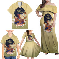 Personalized I Am God's Masterpiece Family Matching Off Shoulder Maxi Dress and Hawaiian Shirt African Women - Wonder Print Shop