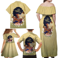 Personalized I Am God's Masterpiece Family Matching Off Shoulder Maxi Dress and Hawaiian Shirt African Women - Wonder Print Shop