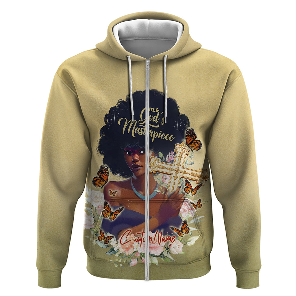 Personalized I Am God's Masterpiece Hoodie African Women - Wonder Print Shop