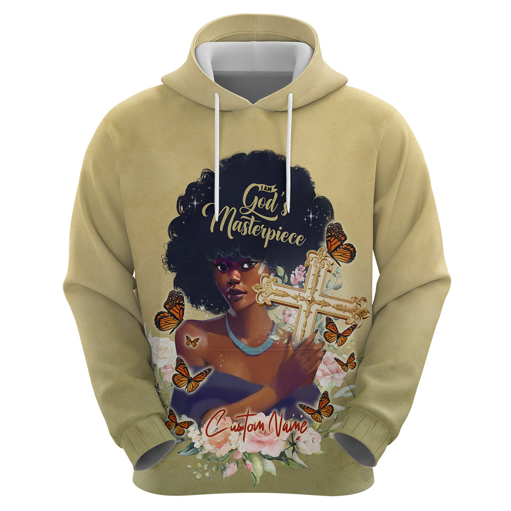 Personalized I Am God's Masterpiece Hoodie African Women - Wonder Print Shop