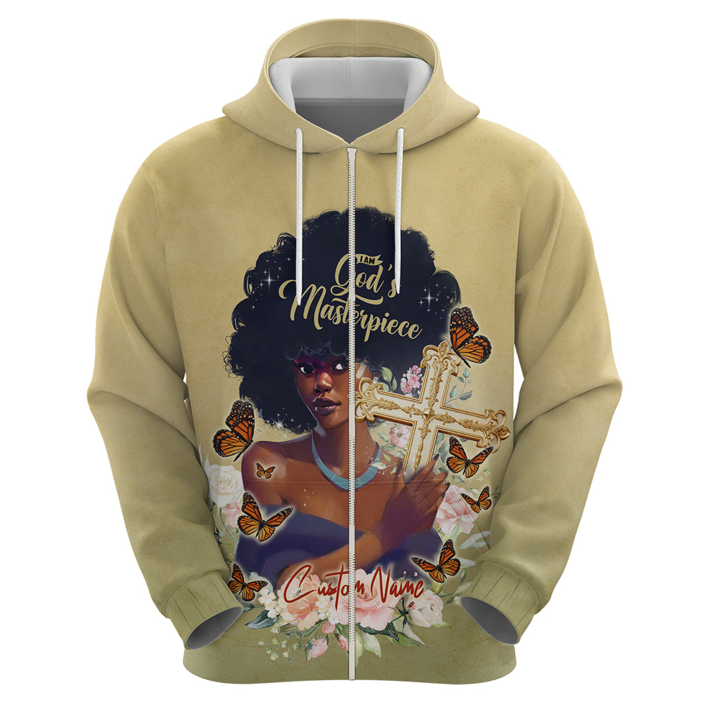 Personalized I Am God's Masterpiece Hoodie African Women - Wonder Print Shop