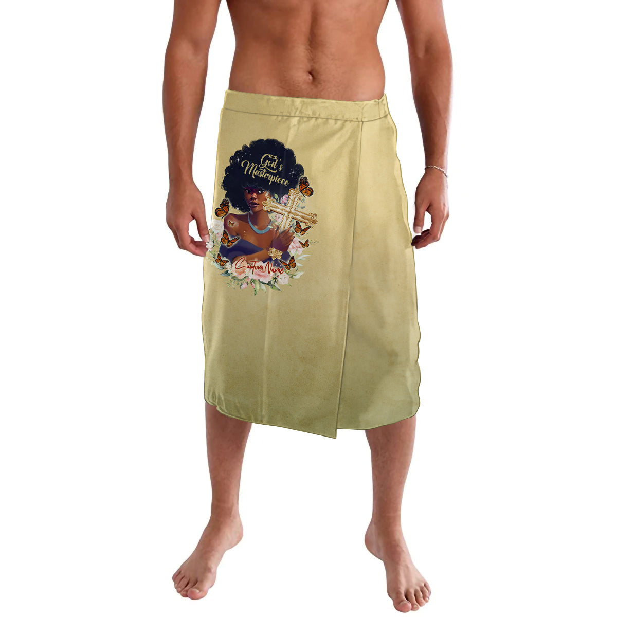 Personalized I Am God's Masterpiece Lavalava African Women - Wonder Print Shop