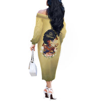 Personalized I Am God's Masterpiece Off The Shoulder Long Sleeve Dress African Women - Wonder Print Shop