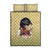 Personalized I Am God's Masterpiece Quilt Bed Set African Women - Wonder Print Shop