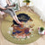 Personalized I Am God's Masterpiece Round Carpet African Women