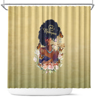 Personalized I Am God's Masterpiece Shower Curtain African Women