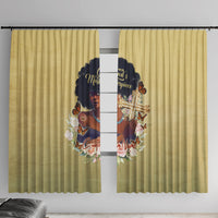 Personalized I Am God's Masterpiece Window Curtain African Women - Wonder Print Shop