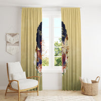 Personalized I Am God's Masterpiece Window Curtain African Women - Wonder Print Shop