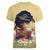 Personalized I Am God's Masterpiece Women V Neck T Shirt African Women - Wonder Print Shop