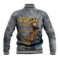 Black Man Africa Baseball Jacket Naturally King - Wonder Print Shop