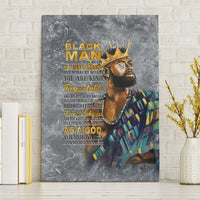 Black Man Africa Canvas Wall Art Naturally King - Wonder Print Shop