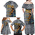 Black Man Africa Family Matching Off Shoulder Maxi Dress and Hawaiian Shirt Naturally King - Wonder Print Shop