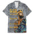 Black Man Africa Family Matching Off Shoulder Maxi Dress and Hawaiian Shirt Naturally King - Wonder Print Shop