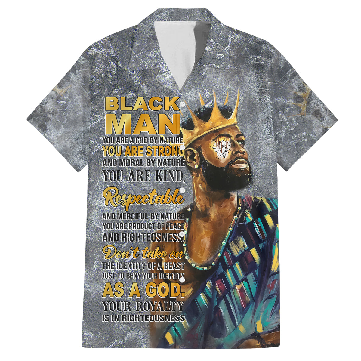 Black Man Africa Family Matching Puletasi and Hawaiian Shirt Naturally King - Wonder Print Shop