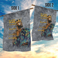 Black Man Africa Garden Flag Naturally King - Wonder Print Shop