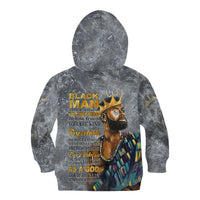 Black Man Africa Kid Hoodie Naturally King - Wonder Print Shop