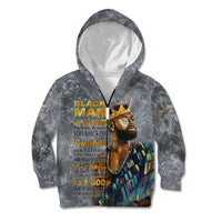 Black Man Africa Kid Hoodie Naturally King - Wonder Print Shop