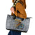 Black Man Africa Leather Tote Bag Naturally King - Wonder Print Shop