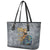 Black Man Africa Leather Tote Bag Naturally King - Wonder Print Shop