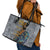 Black Man Africa Leather Tote Bag Naturally King - Wonder Print Shop