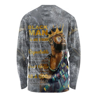 Black Man Africa Long Sleeve Shirt Naturally King - Wonder Print Shop