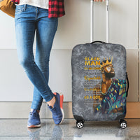 Black Man Africa Luggage Cover Naturally King - Wonder Print Shop