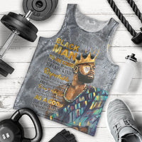 Black Man Africa Men Tank Top Naturally King - Wonder Print Shop