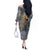 Black Man Africa Off The Shoulder Long Sleeve Dress Naturally King - Wonder Print Shop