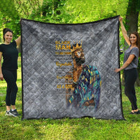 Black Man Africa Quilt Naturally King - Wonder Print Shop