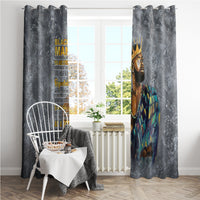 Black Man Africa Window Curtain Naturally King - Wonder Print Shop