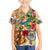 Anguilla Family Matching Summer Maxi Dress and Hawaiian Shirt Geographic Coordinate Anchor - Turlte Tropical