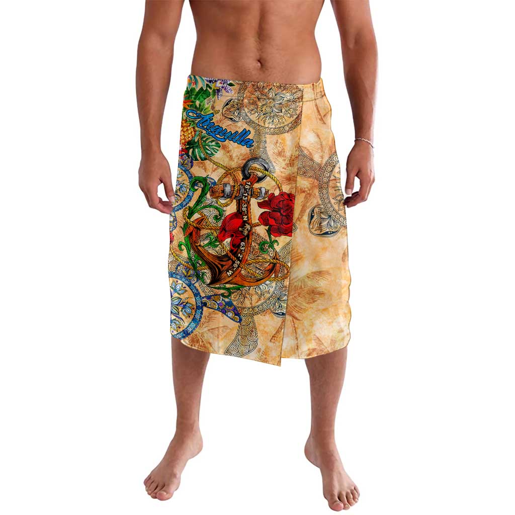 Anguilla Lavalava Geographic Coordinate Anchor - Turlte Tropical