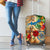 Anguilla Luggage Cover Geographic Coordinate Anchor - Turlte Tropical