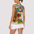 Anguilla Women Sleeveless Polo Shirt Geographic Coordinate Anchor - Turlte Tropical