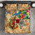 Aruba Bedding Set Geographic Coordinate Anchor - Turlte Tropical
