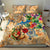Aruba Bedding Set Geographic Coordinate Anchor - Turlte Tropical