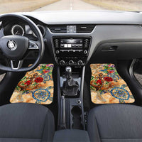 Aruba Car Mats Geographic Coordinate Anchor - Turlte Tropical