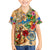 Aruba Family Matching Summer Maxi Dress and Hawaiian Shirt Geographic Coordinate Anchor - Turlte Tropical
