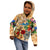 Aruba Kid Hoodie Geographic Coordinate Anchor - Turlte Tropical