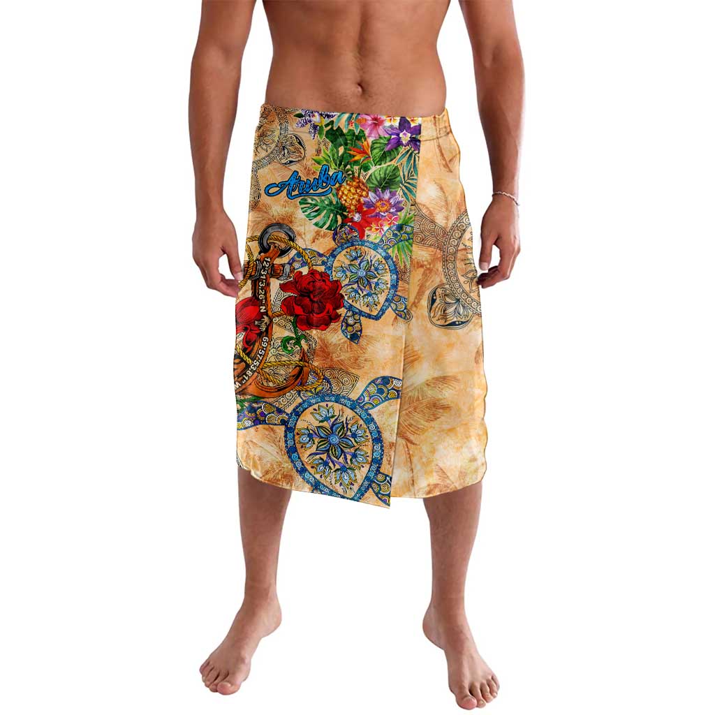 Aruba Lavalava Geographic Coordinate Anchor - Turlte Tropical