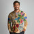 Aruba Long Sleeve Polo Shirt Geographic Coordinate Anchor - Turlte Tropical
