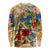 Aruba Long Sleeve Shirt Geographic Coordinate Anchor - Turlte Tropical