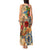 Aruba Tank Maxi Dress Geographic Coordinate Anchor - Turlte Tropical