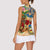 Aruba Women Sleeveless Polo Shirt Geographic Coordinate Anchor - Turlte Tropical