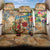 Bermuda Back Car Seat Cover Geographic Coordinate Anchor - Turlte Tropical