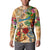 Bermuda Button Sweatshirt Geographic Coordinate Anchor - Turlte Tropical