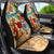 Bermuda Car Seat Cover Geographic Coordinate Anchor - Turlte Tropical