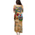 Bermuda Family Matching Puletasi and Hawaiian Shirt Geographic Coordinate Anchor - Turlte Tropical