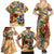 Bermuda Family Matching Summer Maxi Dress and Hawaiian Shirt Geographic Coordinate Anchor - Turlte Tropical