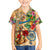 Bermuda Family Matching Summer Maxi Dress and Hawaiian Shirt Geographic Coordinate Anchor - Turlte Tropical